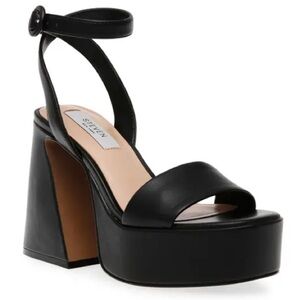 STEVEN NEW YORK
Paysin Platform Sandal In Black size 9.5